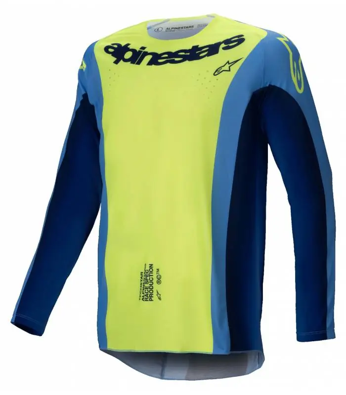 Seizoensaanbieding Dres TECHSTAR MELT, ALPINESTARS (žlutá fluo/modrá) M