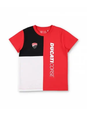 Koopje Triko DUCATI CORSE dětské (červená,bílá) 8-10 let