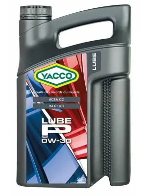 Beperkt Aanbod YACCO motorový olej plně syntetický LUBE P 0W30 5l