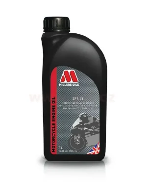 MILLERS OILS plně syntetický olej esterový pro 2-taktní motory Motorsport ZFS 2T 1l Beperkte Voorraad