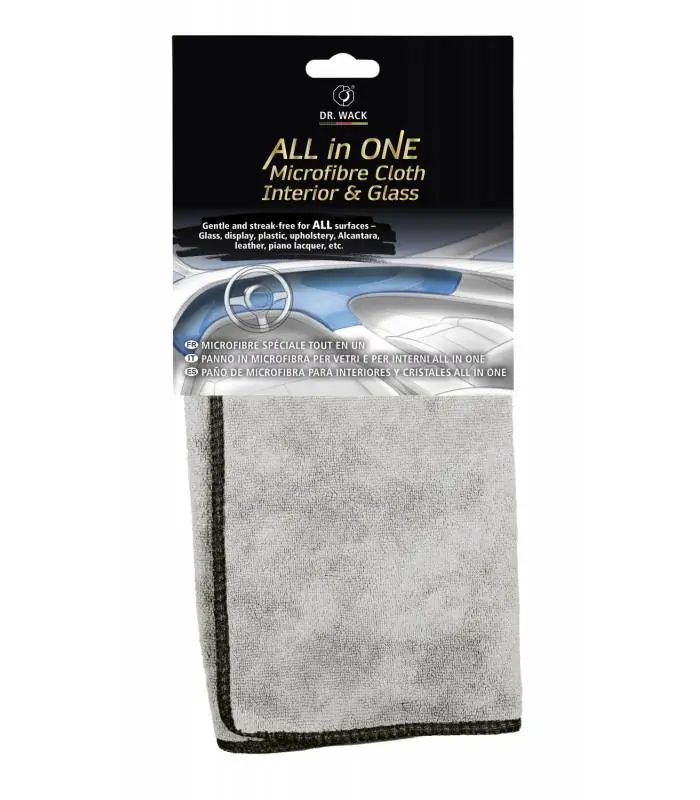 Tijdelijk Beschikbaar Dr. Wack utěrka z mikrovlákna (pro skla a interiér) ALL in ONE Microfibre cloth