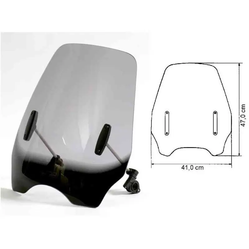Favoriet Moto plexi MRA Suzuki SV 1000 N - Highway čiré