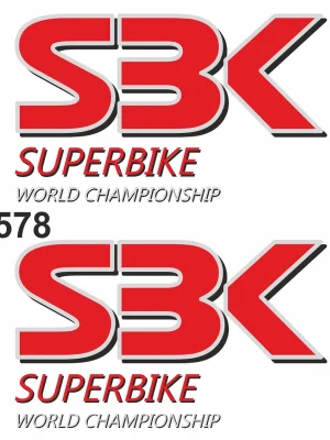 QUATTROERRE NÁLEPKA SBK Beperkt Aanbod
