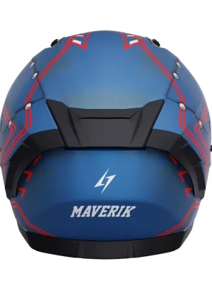 Beperkt Aanbod Integrální helma STORMER BLASTER MAVERIK blue, metal matt M