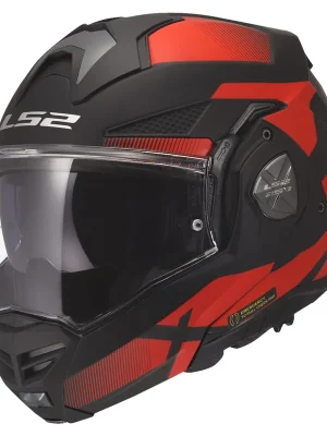 LS2 Helmets LS2 FF901 ADVANT X NOVA BLACK RED-06 3XL Bestel Nu