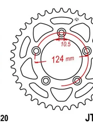Gereduceerde Prijs Řetězová rozeta JT JTR 746-46 46 zubů, 520
