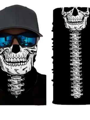TXR Multifunkční šátek Skull neck Alleen Vandaag